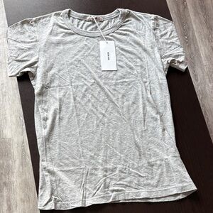 Buck Mason Graphite Pima Slim Tee Small Retail $48
